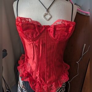 Darling Red Lace Corset